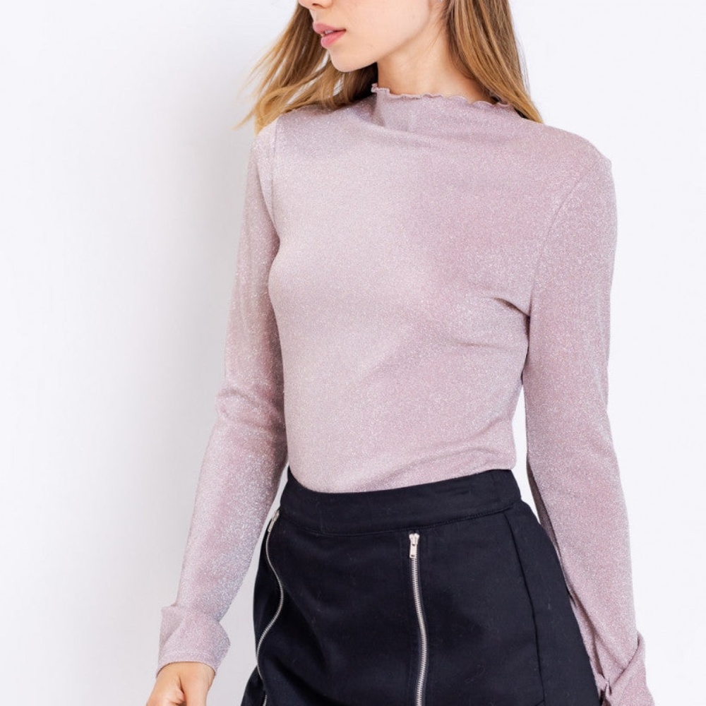 Purple Glitter Top